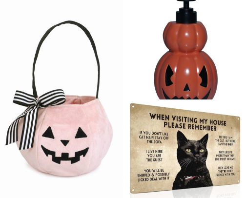 Pink Halloween Party cover photo collage