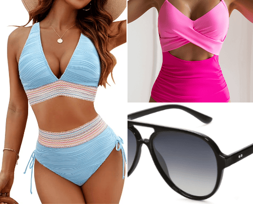 Swimsuit collection must have cover photo collage
