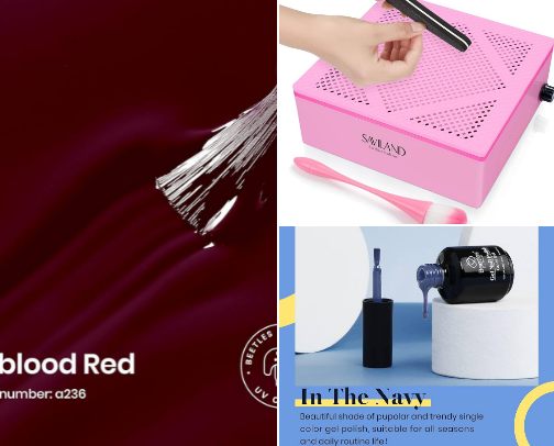 AT HOME NAIL SUPPLIES cover photo collage