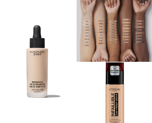 Best drugstore makeup cover photo collage