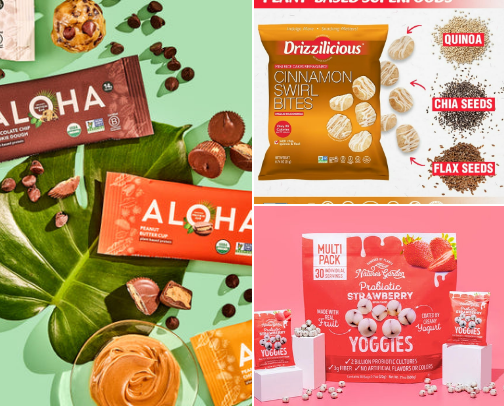 Snacks for days cover photo collage