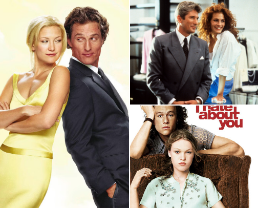 best of: romcoms cover photo collage