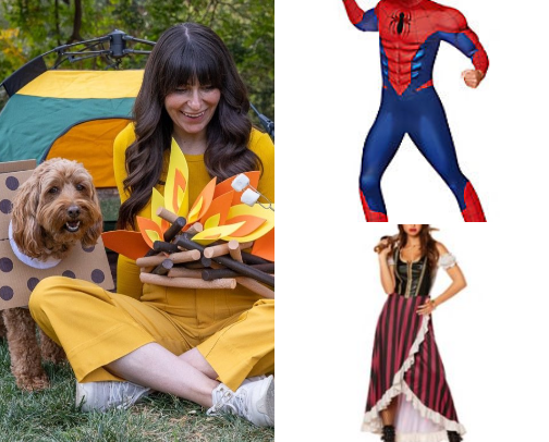 Halloween Custumes for Adults and kids cover photo collage