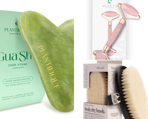 Lymph & Sculpt: My Go-To Lymphatic Drainage & Cellulite Toolkit cover photo collage