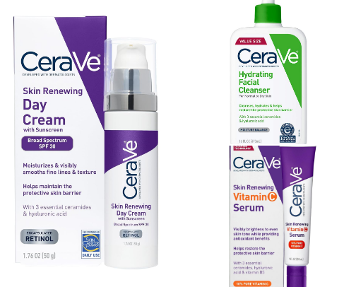 skincare cover photo collage