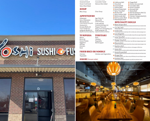 Sushi Fun cover photo collage
