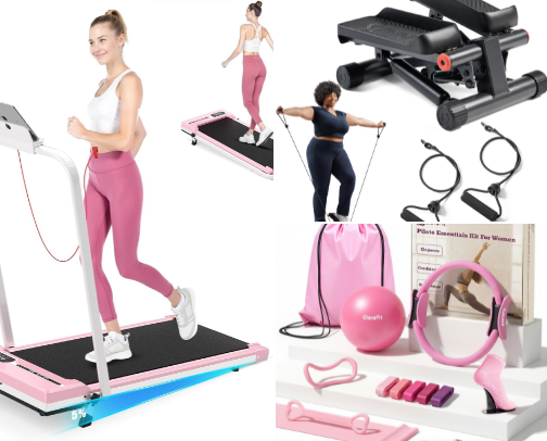 Workout from home! cover photo collage