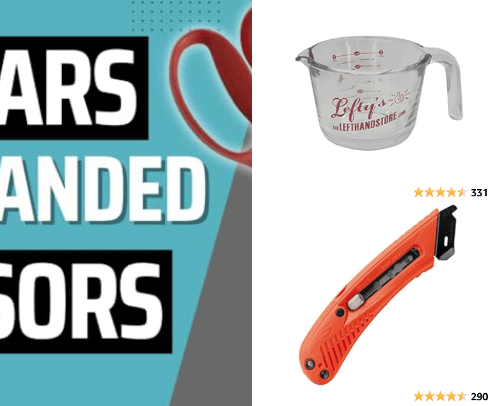 Ultimate Left-Handed Products cover photo collage