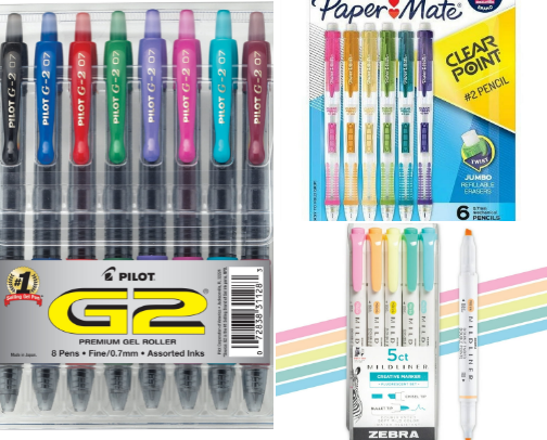 School Essential /Accessories cover photo collage