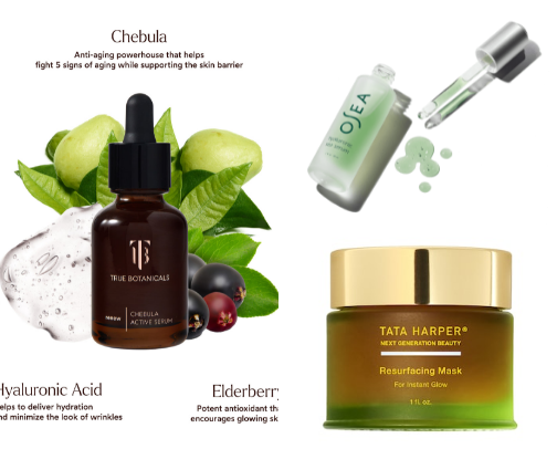 Natural and Sustainable Face Care Favorites cover photo collage