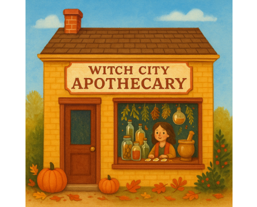 Witch City Apothecary cover photo collage