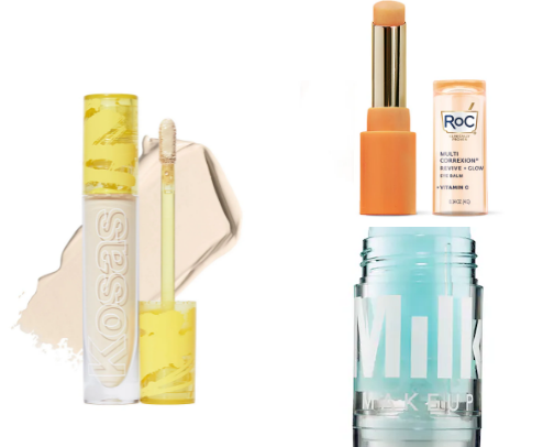 Favorite mature skin care products cover photo collage
