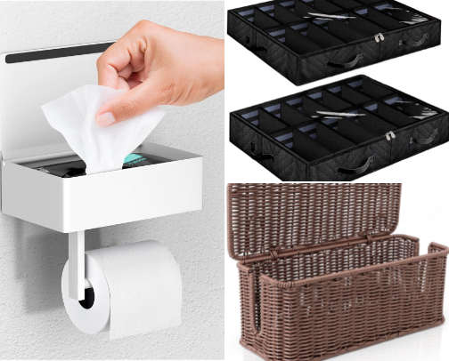 Home organization/storage cover photo collage