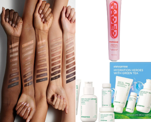 My favorite beauty recs cover photo collage