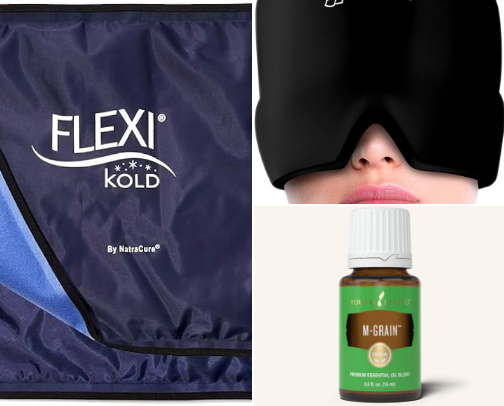 Dealing with Life's Aches & Pains and Help With Recovery cover photo collage