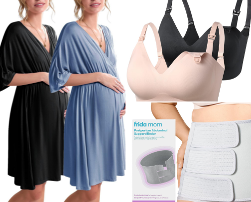 CSection Hospital Bag List cover photo collage
