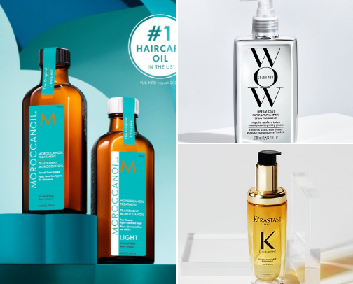 Hair care cover photo collage
