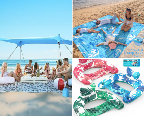 Beach Life! cover photo collage