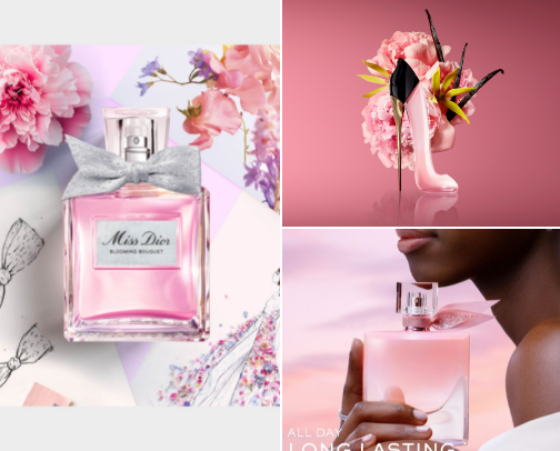 Soft feminine perfumes - smell like a princess 🌷 cover photo collage