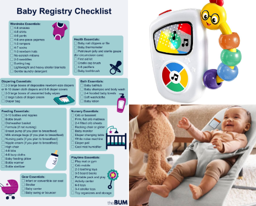 New Mom Must-Haves cover photo collage