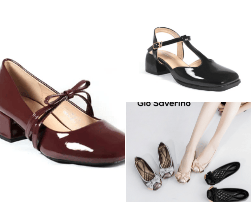 Shoes korean look's cover photo collage