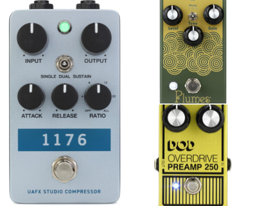 My Current"Live" Pedalboard for Guitar cover photo collage