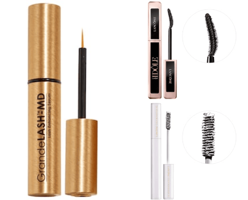 The best mascaras and eyelash serums cover photo collage