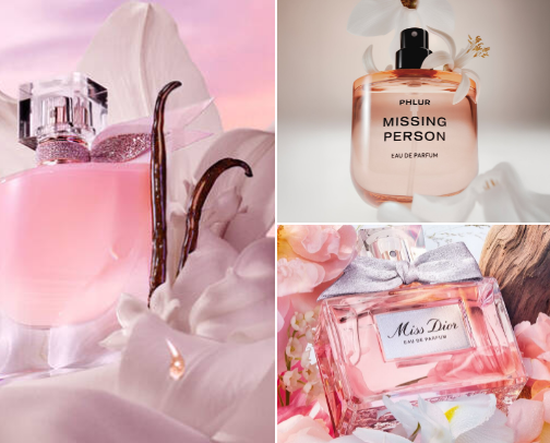 Top 10 best selling perfumes/fragrances on sephora at the moment cover photo collage