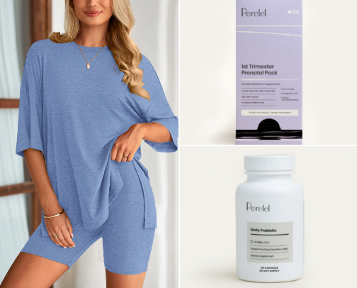 Everything I Actually Used in My First Trimester – No Fluff! 🤰 cover photo collage