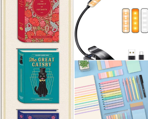 Best Holiday Gifts for Book Lovers: Cozy, Useful & Unique Finds cover photo collage
