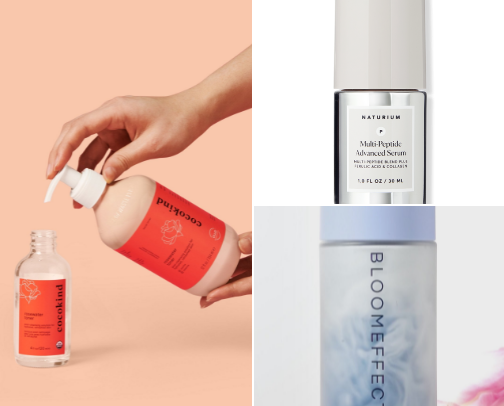 Clean skincare essentials cover photo collage