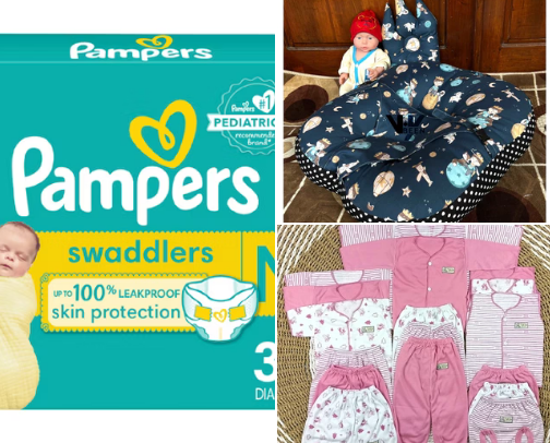 Rekomendasi newborn perlengkapan bayi cover photo collage