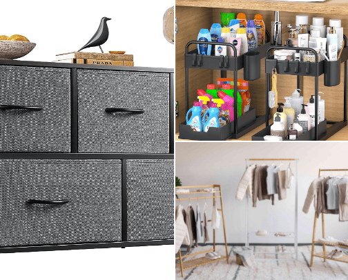 Clothing organization cover photo collage