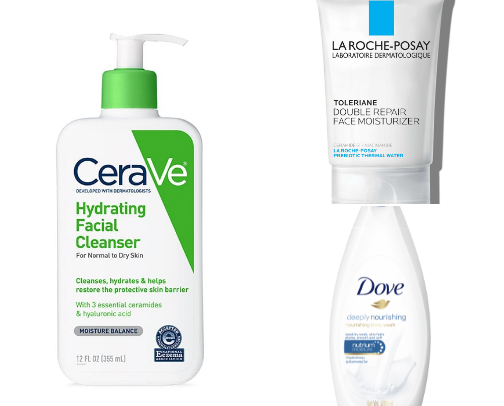 Daily essentials for your face cover photo collage