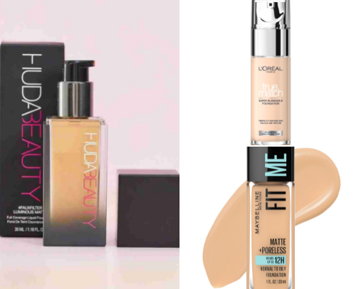 Liquid powders cover photo collage