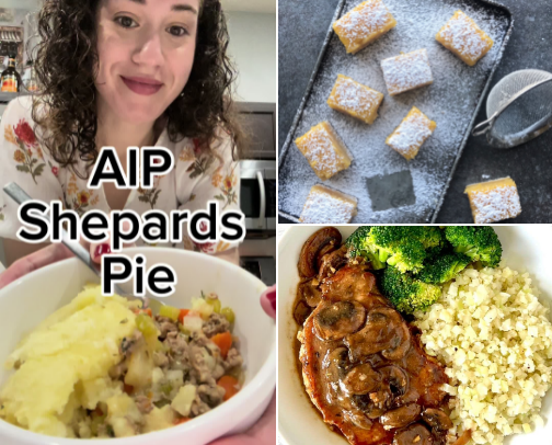 Favorite anti-inflammatory recipes & snacks cover photo collage
