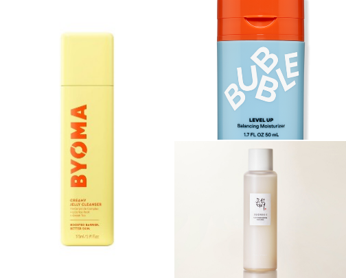 Skincare as a girly with sensitive skin cover photo collage
