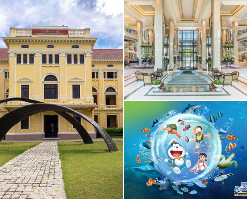 Lovely hotels in Siam, Bangkok, Thailand cover photo collage