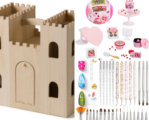Miniature Crafting Essentials: Tools, Dollhouse Supplies & Mini Favorites cover photo collage