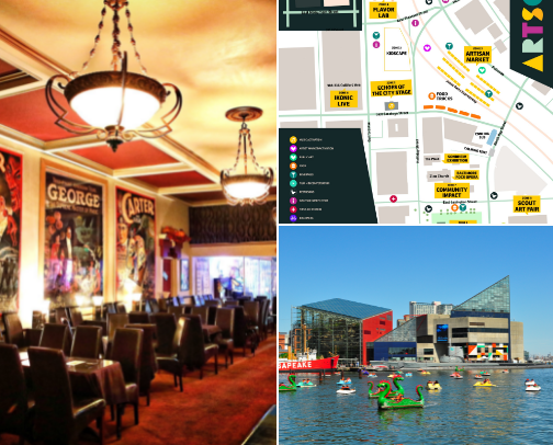 My Favorite Things To Do Around Baltimore - From a Local cover photo collage