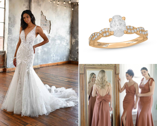 Wedding cover photo collage