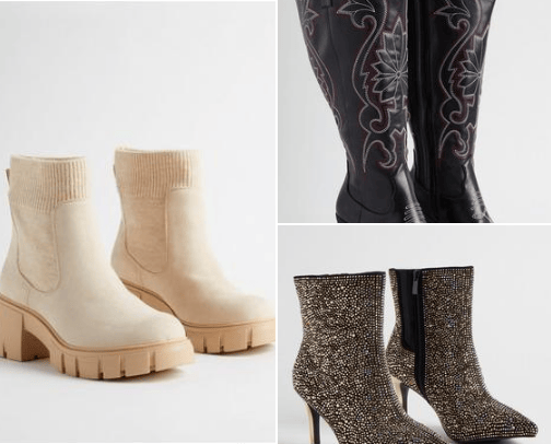 Cute affordable wide width shoes cover photo collage