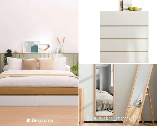 How to get aethetic badroom in low budget? cover photo collage