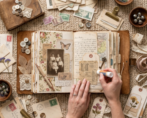 The Ephemera Vault: Best Junk Journaling Kits cover photo collage