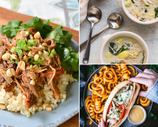 My favorite crockpot recipes cover photo collage