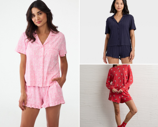 Comfy pajamas that will get you the best sleep ever cover photo collage