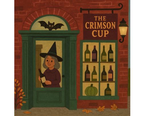 Witch City: The Crimson Cup cover photo collage