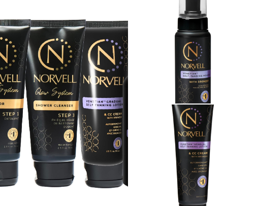 Fake Tanning cover photo collage