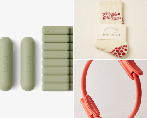 Pilates girl gift guide cover photo collage