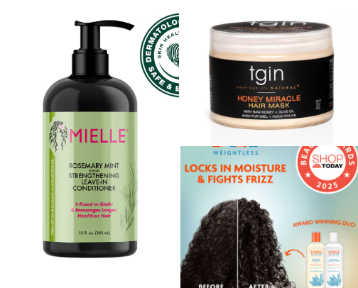 Hair care cover photo collage